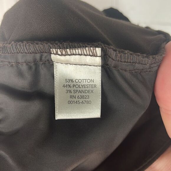 Christopher & Banks Brown Bootcut Pants Size 8 SHORT - Picture 9 of 9